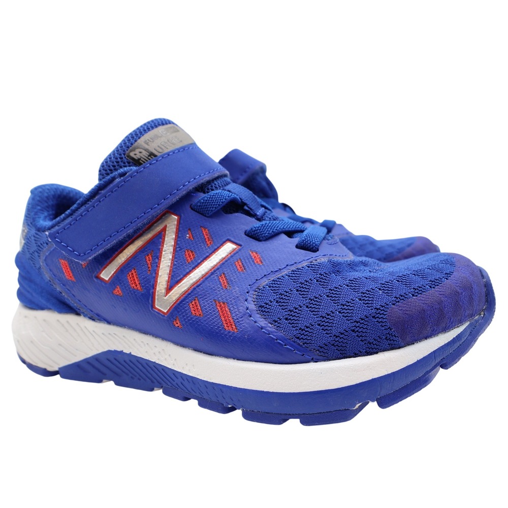 New Balance FuelCore Urge Boys 12.5 Blue Mesh Athletic Running Sneakers KVURGBRP
